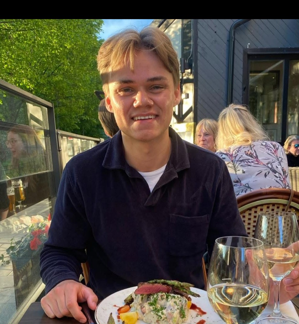 Linus på restaurang